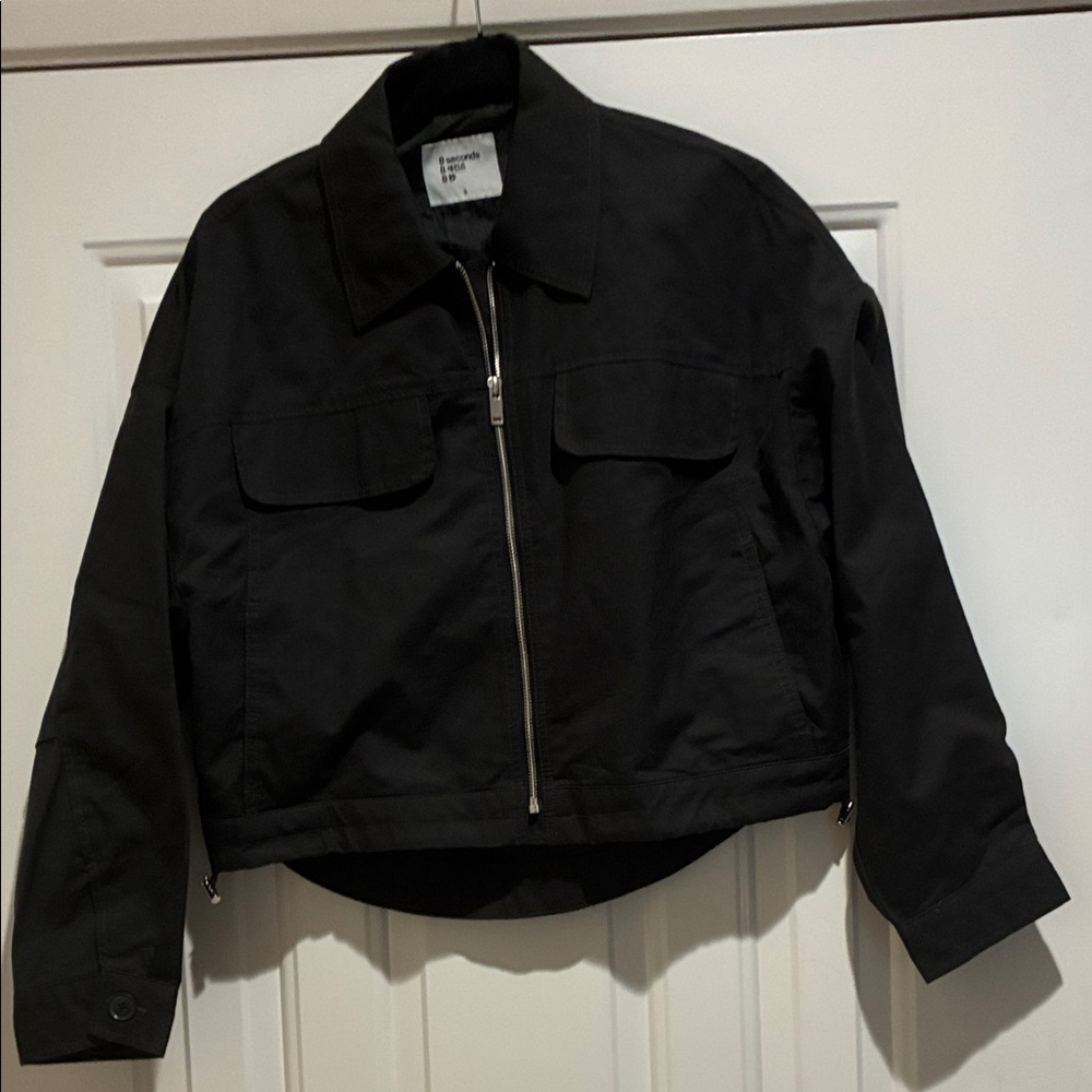 8 Seconds charcoal grey Zip-Up Jacket